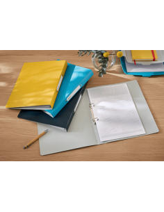 CARPETA 2 ANILLAS ACTIVE COSY AMARILLO LEITZ 42380019 2