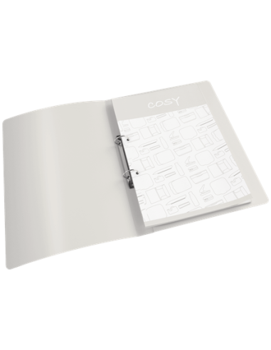 CARPETA 2 ANILLAS ACTIVE COSY AMARILLO LEITZ...