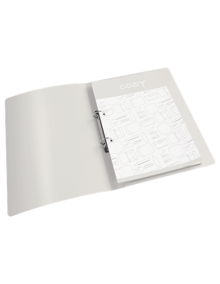 CARPETA 2 ANILLAS ACTIVE COSY AMARILLO LEITZ 42380019