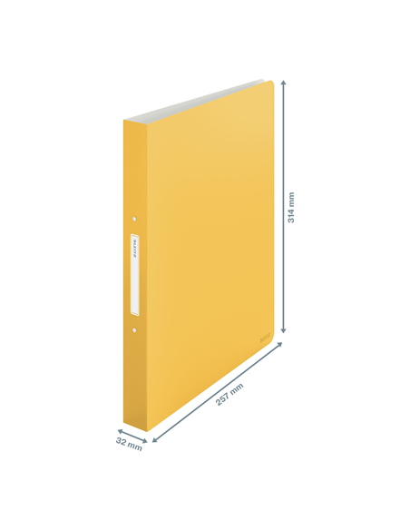 CARPETA 2 ANILLAS ACTIVE COSY AMARILLO LEITZ 42380019