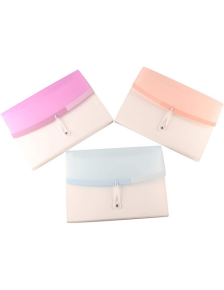 CARPETA ACORDEÓN DISEÑO CON 13 COMPARTIMENTOS COLOR DREAM ROSA TARIFOLD 511323