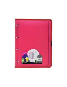 CARPETA ANILLA CARPEBLOCK POLIPROPILENO DUNE A4 100 HOJAS GOMA ROJO CARCHIVO 12377453 2