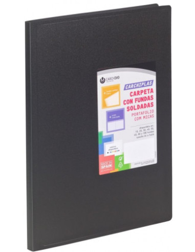 CARPETA CARCHIPLAS-BOOK A4 POLIPROPILENO 50...