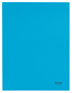 CARPETA CARTON 3 SOLAPAS A4 RECYCLE 100% AZUL LEITZ 39060035