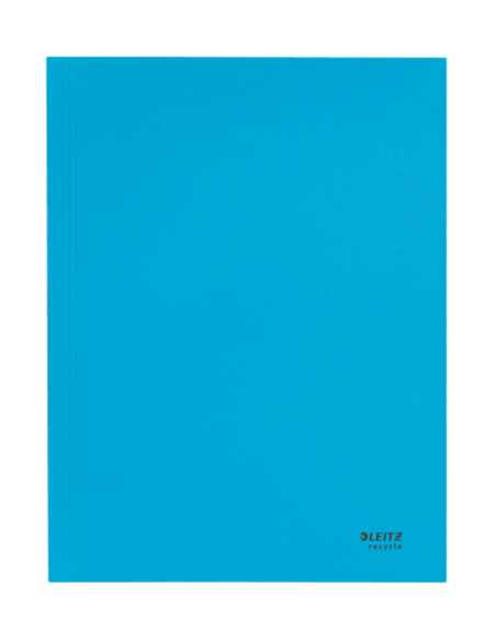 CARPETA CARTON 3 SOLAPAS A4 RECYCLE 100% AZUL LEITZ 39060035