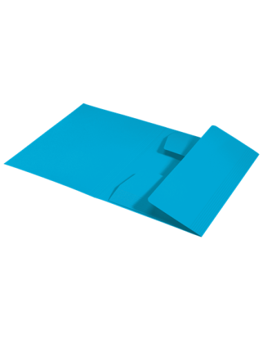 CARPETA CARTON 3 SOLAPAS A4 RECYCLE 100% AZUL...