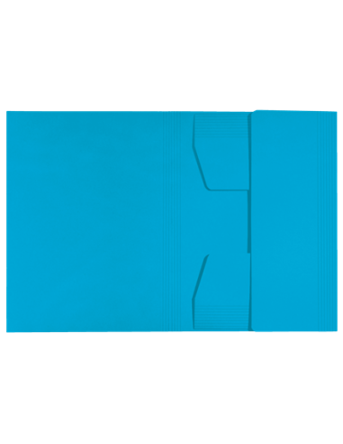 CARPETA CARTON 3 SOLAPAS A4 RECYCLE 100% AZUL...