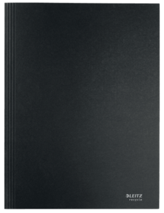 CARPETA CARTON 3 SOLAPAS A4 RECYCLE 100% NEGRO LEITZ 39060095