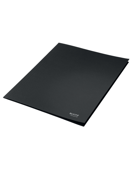 CARPETA CARTON 3 SOLAPAS A4 RECYCLE 100% NEGRO LEITZ 39060095