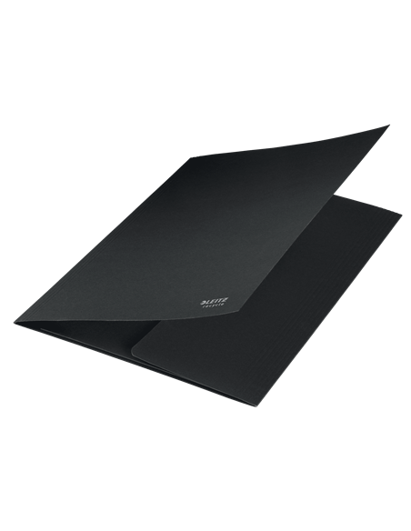 CARPETA CARTON 3 SOLAPAS A4 RECYCLE 100% NEGRO LEITZ 39060095