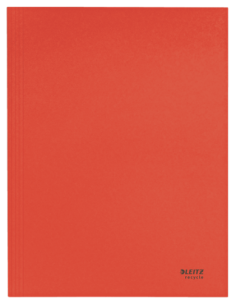 CARPETA CARTON 3 SOLAPAS A4 RECYCLE 100% ROJO LEITZ 39060025