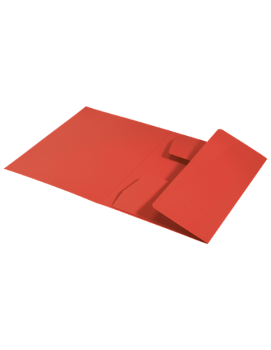 CARPETA CARTON 3 SOLAPAS A4 RECYCLE 100% ROJO...