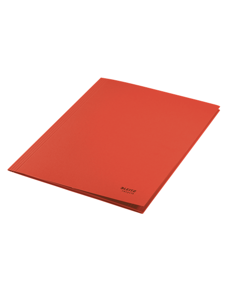 CARPETA CARTON 3 SOLAPAS A4 RECYCLE 100% ROJO LEITZ 39060025