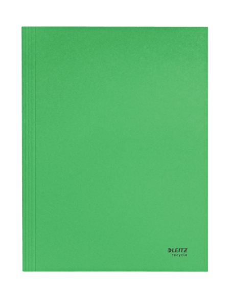CARPETA CARTON 3 SOLAPAS A4 RECYCLE 100% VERDE LEITZ 39060055
