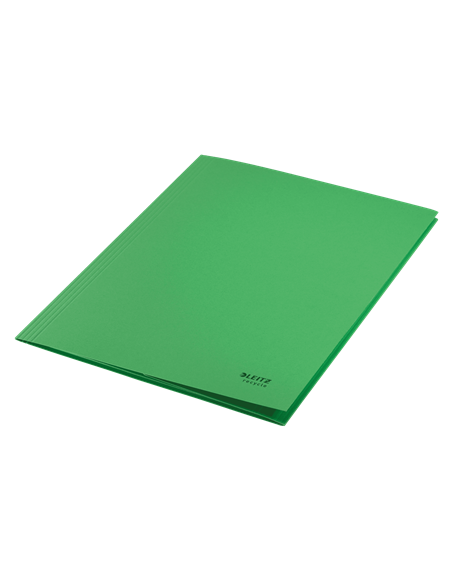 CARPETA CARTON 3 SOLAPAS A4 RECYCLE 100% VERDE LEITZ 39060055
