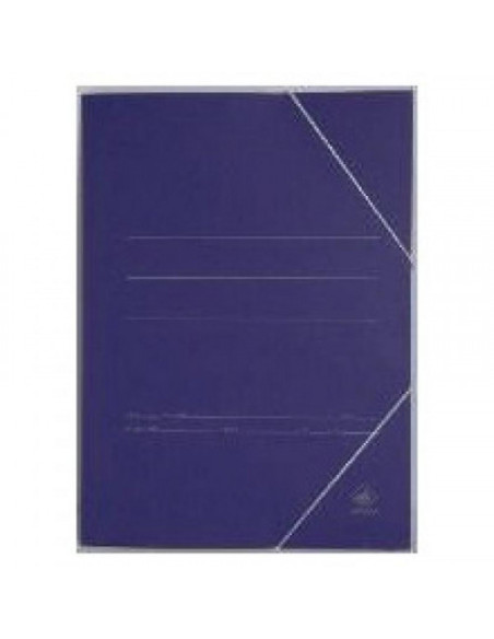 CARPETA CARTON SIMIL PRESPAN 500 GR./M2. FOLIO GOMA SOLAPA AZUL MARIOLA 1525AZ