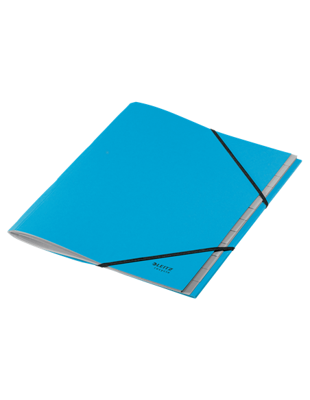 CARPETA CLASIFICADORA DE CARTON 12 POSICIONES A4 RECYCLE 100% AZUL LEITZ 39150035
