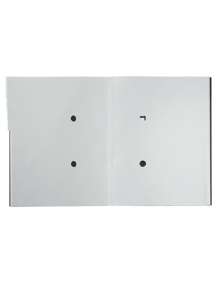 CARPETA CLASIFICADORA DE CARTON 12 POSICIONES A4 RECYCLE 100% NEGRO LEITZ 39150095