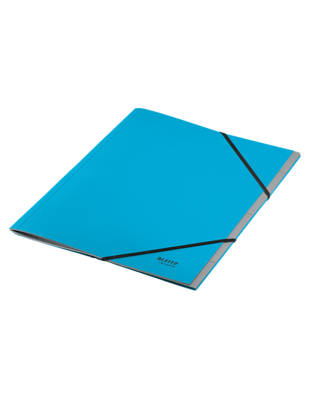 CARPETA CLASIFICADORA DE CARTON 6 POSICIONES A4 RECYCLE 100% AZUL LEITZ 39140035
