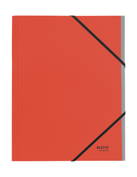CARPETA CLASIFICADORA DE CARTON 6 POSICIONES A4 RECYCLE 100% ROJO LEITZ 39140025