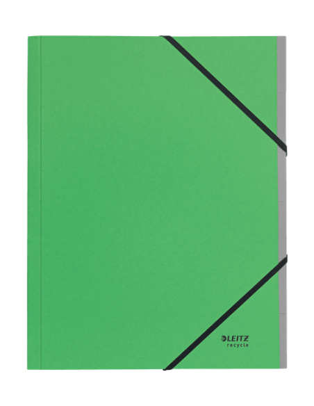 CARPETA CLASIFICADORA DE CARTON 6 POSICIONES A4 RECYCLE 100% VERDE LEITZ 39140055
