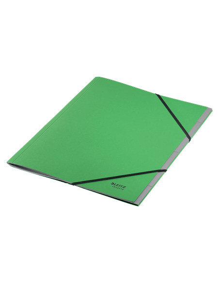 CARPETA CLASIFICADORA DE CARTON 6 POSICIONES A4 RECYCLE 100% VERDE LEITZ 39140055