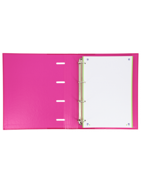 CARPETA CON GOMA EUROPEANBINDER TAPA EXTRADURA A4+ 100 HOJAS 5X5 SCHOOL SURTIDOS CLASICO CON RECAMBIO-ES OXFORD 400106676