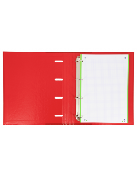 CARPETA CON GOMA EUROPEANBINDER TAPA EXTRADURA A4+ 100 HOJAS 5X5 SCHOOL SURTIDOS CLASICO CON RECAMBIO-ES OXFORD 400106676