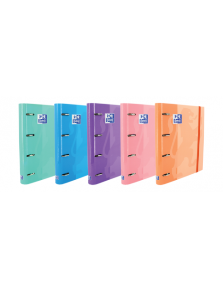 CARPETA CON GOMA EUROPEANBINDER TAPA EXTRADURA A4+ 100 HOJAS 5X5 SCHOOL SURTIDOS TEND CON RECAMBIO-ES OXFORD 400075372