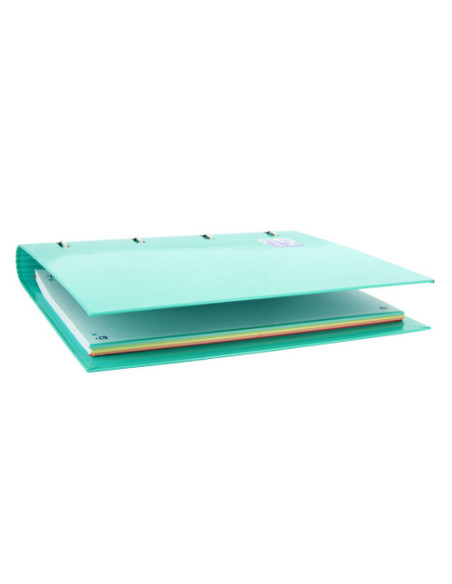 CARPETA CON GOMA EUROPEANBINDER TAPA EXTRADURA A4+ 100 HOJAS 5X5 SCHOOL SURTIDOS TEND CON RECAMBIO-ES OXFORD 400075372