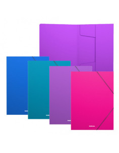 CARPETA CON GOMAS ELÁSTICAS DIAGONAL VIVID
