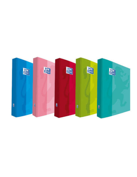 CARPETA DE ANILLAS 4X40 TAPA EXTRADURA A4+ COLORES SURTIDOS SCHOOL OXFORD 400106672