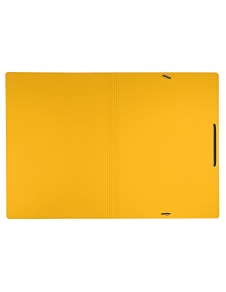 CARPETA DE CARTON CON GOMAS Y SIN SOLAPAS A4 RECYCLE 100% AMARILLO LEITZ 39080015