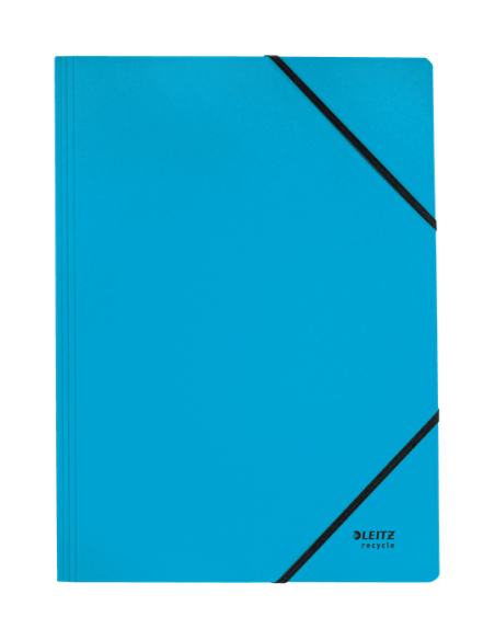 CARPETA DE CARTON CON GOMAS Y SIN SOLAPAS A4 RECYCLE 100% AZUL LEITZ 39080035 CARPETA DE CARTON CON GOMAS Y SIN SOLAPAS A4 RECYCLE 100% AZUL LEITZ 39080035