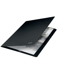 CARPETA DE CARTON CON GOMAS Y SIN SOLAPAS A4 RECYCLE 100% NEGRO LEITZ 39080095 2