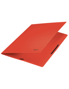 CARPETA DE CARTON CON GOMAS Y SIN SOLAPAS A4 RECYCLE 100% ROJO LEITZ 39080025 2