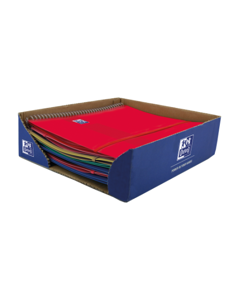 CARPETA DE FUNDAS ESPIRAL LIVE & GO TP A4 C/GOMA 30 FUNDAS - SURTIDO VIVOS OXFORD 400146217