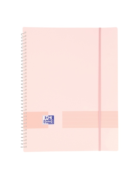 CARPETA DE FUNDAS ESPIRAL LIVE & GO TP A4 C/GOMA 40 FUNDAS - SURTIDO PASTEL OXFORD 400146224