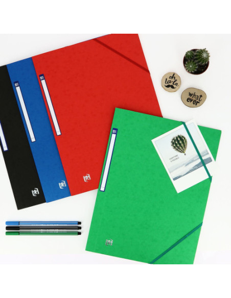 CARPETA DE GOMAS OXFORD TOP FILE+ A4+ COLORES SURTIDOS VIVOS OXFORD 400114319