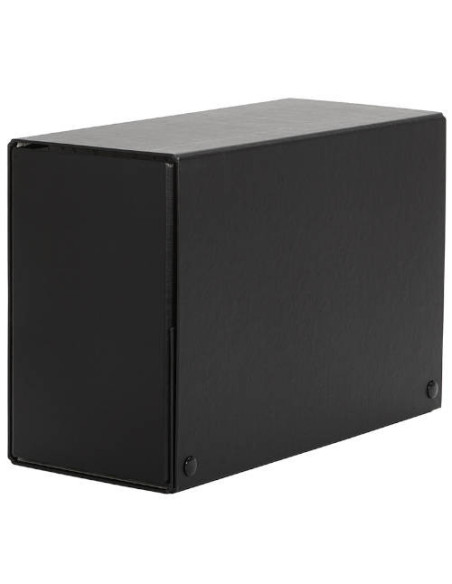 CARPETA DE PROYECTOS LOMO 120 CIERRE BROCHES EN COLOR NEGRO PARDO 971201