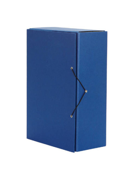 CARPETA DE PROYECTOS LOMO 120 CIERRE GOMAS EN COLOR AZUL PARDO 971103