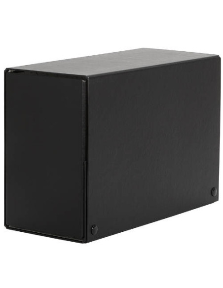 CARPETA DE PROYECTOS LOMO 150 CIERRE BROCHES EN COLOR NEGRO PARDO 971501