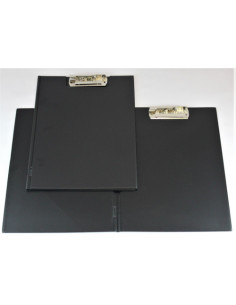 CARPETA FORMATO FOLIO MINICLIP SUPERIOR TAPA C/ VENTANAL NEGRO IBERPLAS 36800