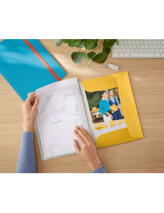 CARPETA FUNDAS COSY MOBILE PLUS AMARILLO LEITZ 46700019 2