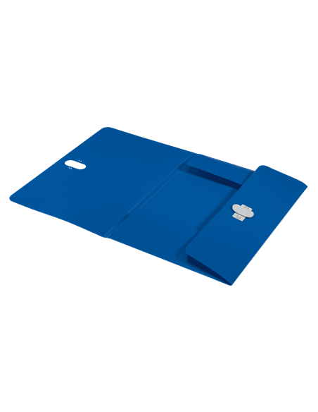 CARPETA POLIPROPILENO 3 SOLAPAS Y CIERRE BROCHE GIRATORIO A4 RECYCLE AZUL LEITZ 46220035