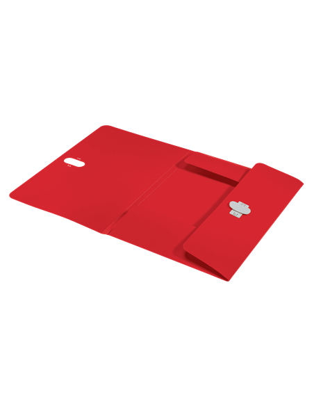 CARPETA POLIPROPILENO 3 SOLAPAS Y CIERRE BROCHE GIRATORIO A4 RECYCLE ROJO LEITZ 46220025