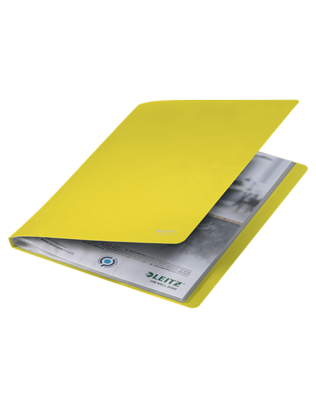CARPETA POLIPROPILENO CON 20 FUNDAS A4 RECYCLE AMARILLO LEITZ 46760015