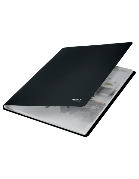 CARPETA POLIPROPILENO CON 20 FUNDAS A4 RECYCLE NEGRO LEITZ 46760095