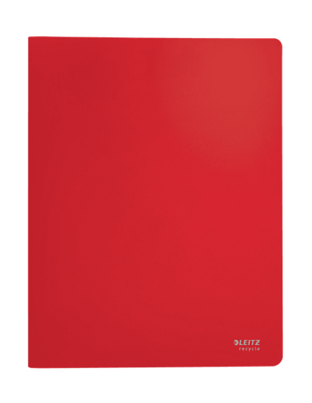 CARPETA POLIPROPILENO CON 20 FUNDAS A4 RECYCLE ROJO LEITZ 46760025