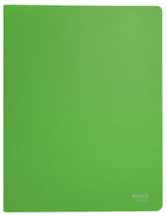 CARPETA POLIPROPILENO CON 40 FUNDAS A4 RECYCLE VERDE LEITZ 46770055